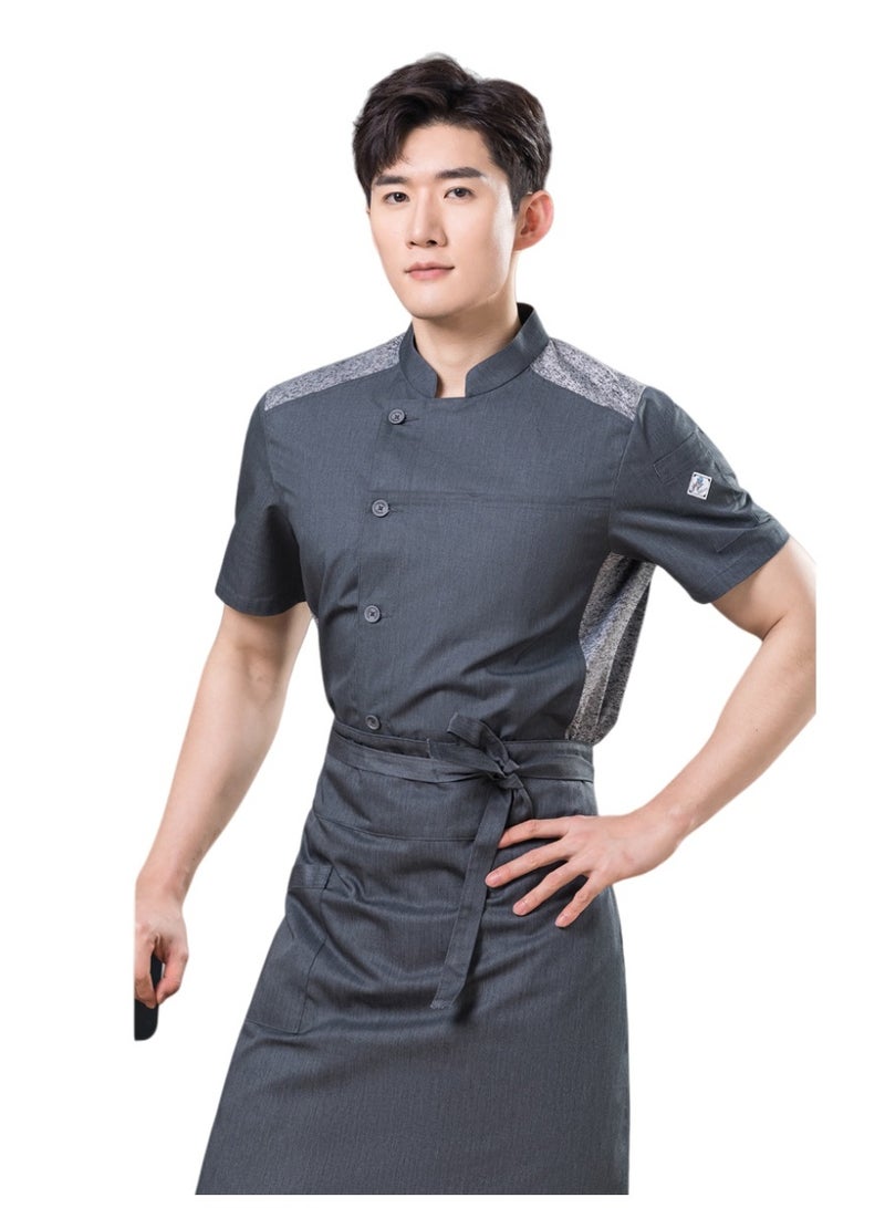 KUYING New Chef Workwear Top+Apron Set - Image 1