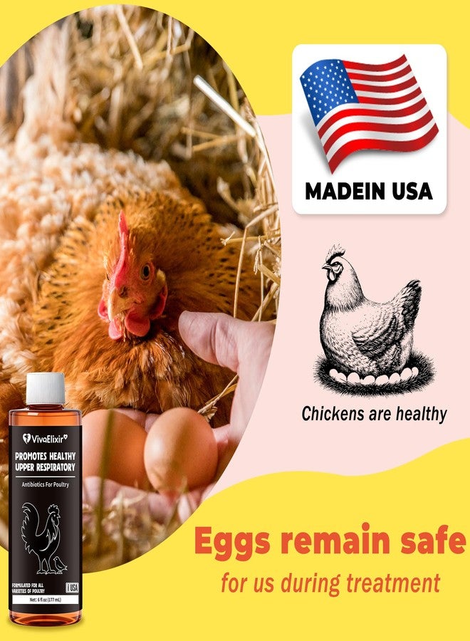 VivaElixir Respiratory Aid for Poultry - Chicken Supplement - Drinking Water Additive - Supports Respiratory Health in Roosters - Suitable for All Birds - 6 oz Dropper - Made in USA - Image 5