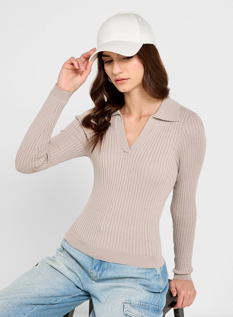 ONLY Knitted Polo Pullover  - Image 1