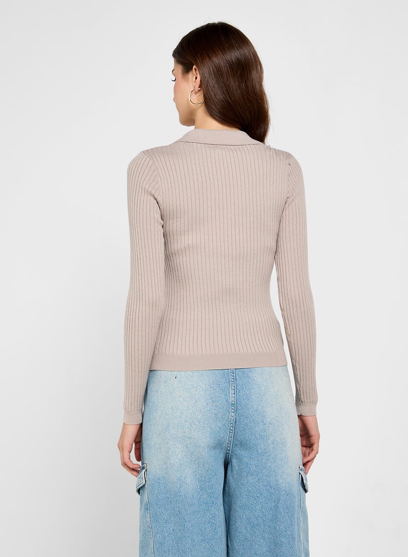 ONLY Knitted Polo Pullover  - Image 2