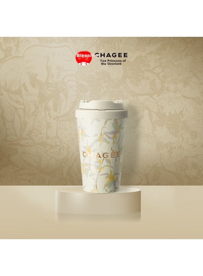 Chagee Insulated Cup, Food-grade 316l Stainless Steel, Locking Lid, Water Bottle, Tea Cup, Coffee Mug, New Year Gift, Guifulan Fragrance - Image 1