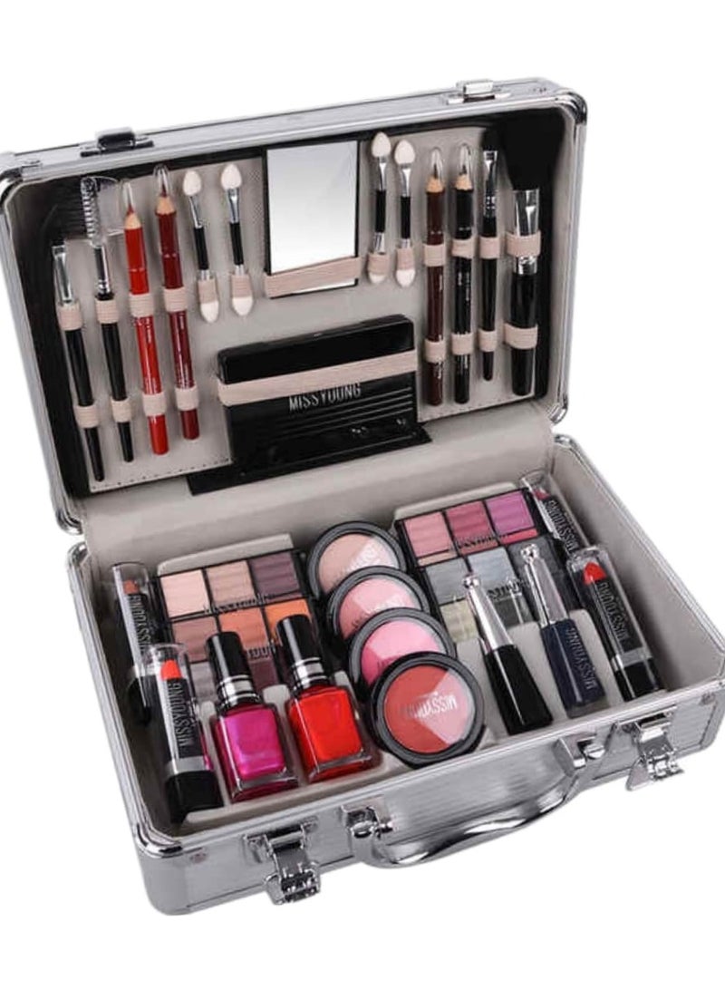MSR SECRET FASHION Multi-purpose Makeup Kit All-in-one Makeup Gift Set Makeup Essential Starter Kit Lip Gloss Blush Brush Eyeshadow Palette Highly Pigmented Cosmetic Palette - Image 1