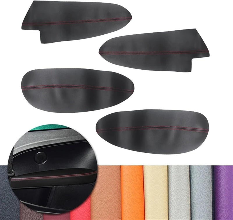 QASULER Microfiber Leather Armrest Covers for VW Beetle - Image 4