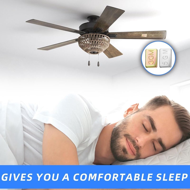LUSTRIB 21PCS Fan Weights Balance Kit, Ceiling Fan Weight Balance Kit, Fan Blade Balancing Kit Include 3 Pcs 3 Balance Tabs,1 Balance Clip,3 Pcs 2 Balance Blocks,1 Clip Ceiling Fan Weight Balancing - Image 5