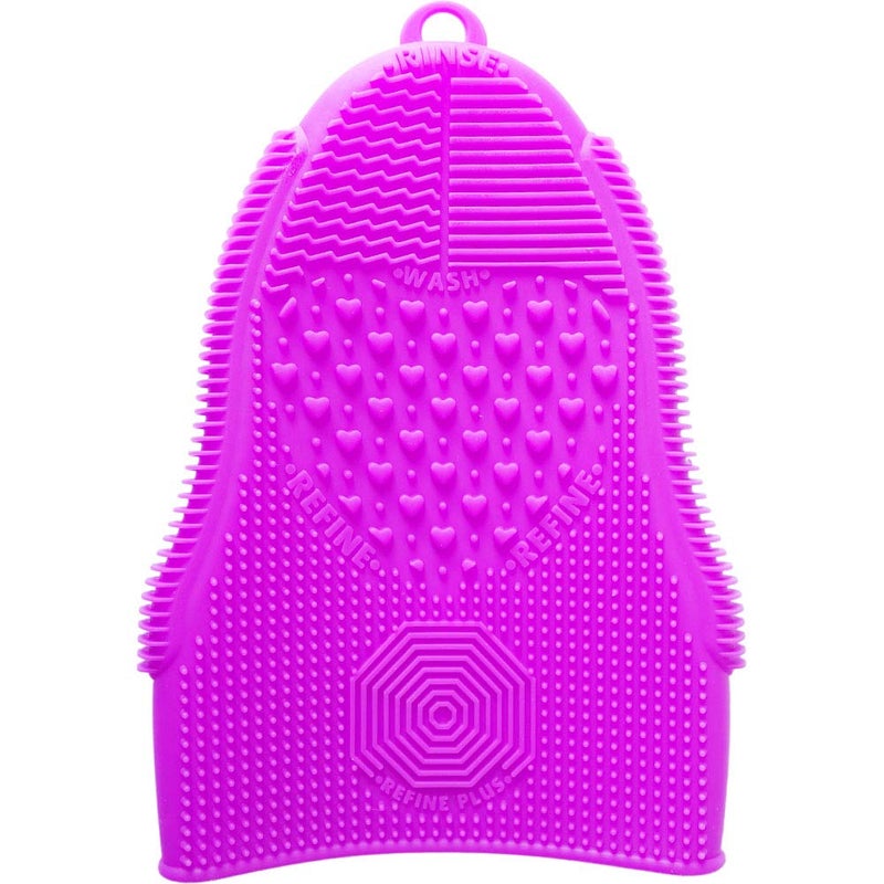 ScivoKaval ScivoKaval Makeup Brush Cleaner Glove Mat Mitt Silicone Cosmetic Cleaning Scrubber Tool Face Brushes and Eye Brush Washing Pad Light Purple