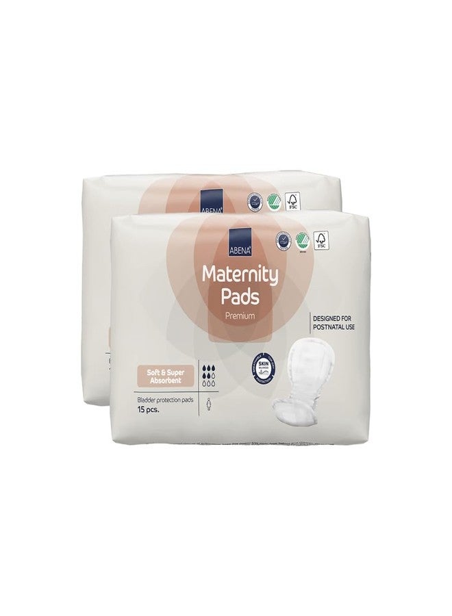 Abena Premium Maternity Pads For Women Super Absorption Soft Disposable Pads Breathable And Skin Friendly For After Delivery Incontinence Postpartum Essentials Maternity Pads After Birth 30 Count