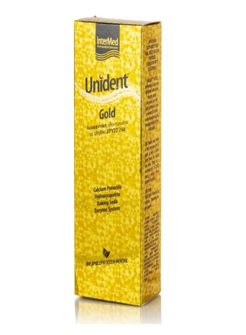 InterMed UNIDENT GOLD TOOTHPASTE 100ML
