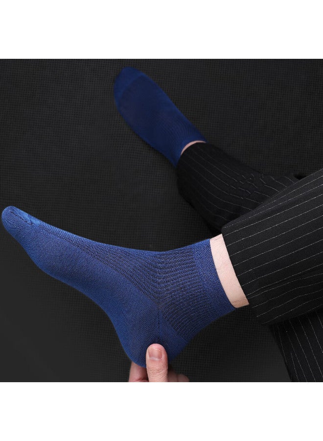 Aun Men's Modal Antibacterial Short Socks Gift Box Silver Ion Deodorant No-show Business Casual Socks - Image 2