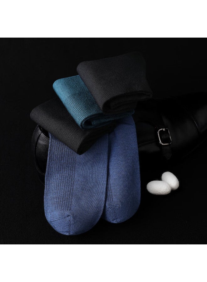 Aun Men's Modal Antibacterial Short Socks Gift Box Silver Ion Deodorant No-show Business Casual Socks - Image 4