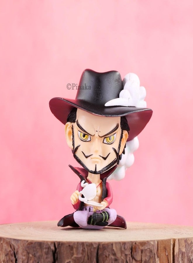 PINAKA One Piece Dracule Mihawk Action Figure, Anime Character, Multi Color, PVC Material, 9.5 cm - Image 3