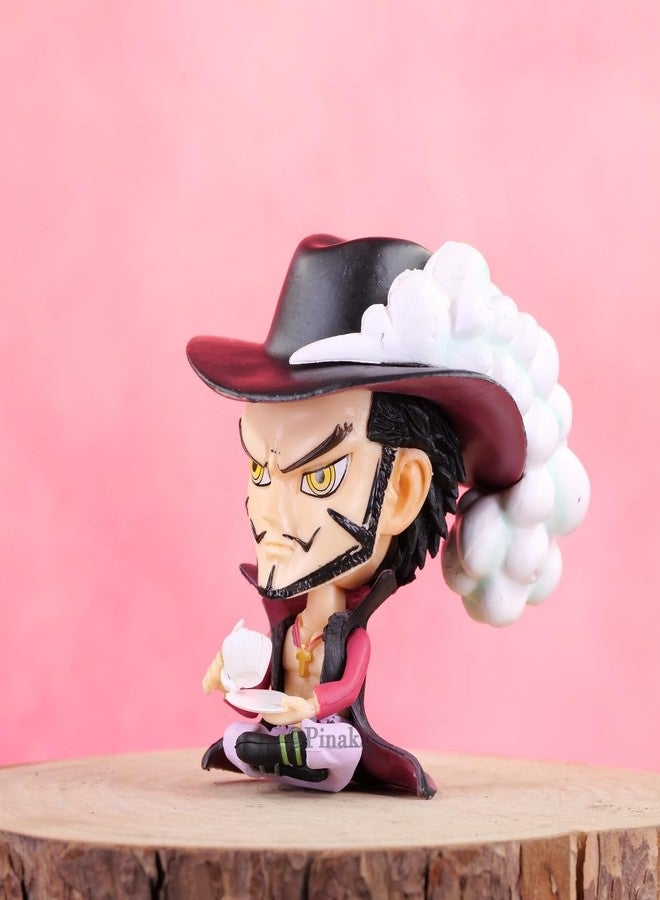 PINAKA One Piece Dracule Mihawk Action Figure, Anime Character, Multi Color, PVC Material, 9.5 cm - Image 2