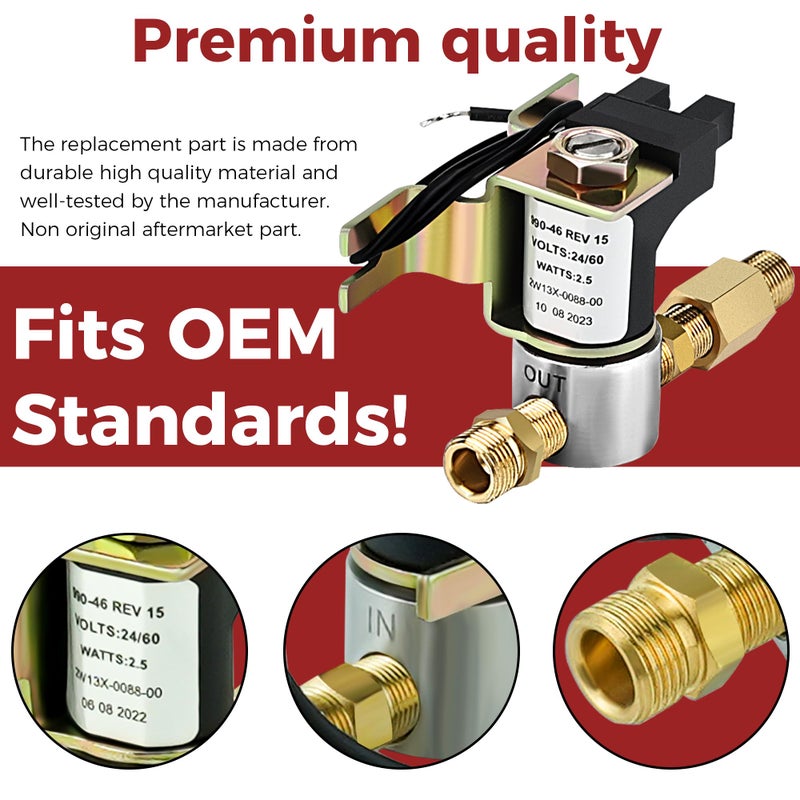 Romalon 990-53 Universal Humidifier Solenoid Vavle Assembly Replacement Fit for GeneralAire Humidifier,24 Volts Replaces 1042 1042LH 1137 1042L by Romalon - Image 4