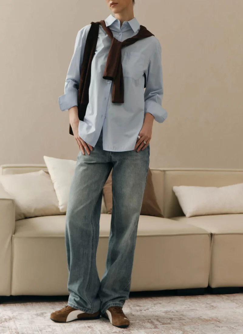 Lichi  Loose light-wash denim jeans for Women | Best Price UAE