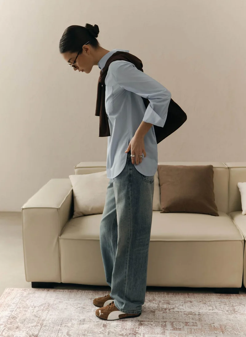 Lichi  Loose light-wash denim jeans for Women | Best Price UAE