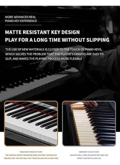 Megarya MegArya 88 Keys Graded Hammer Action Beginner Piano M803 With Bench 1 Year Warranty (Polished Black)  - Image 5