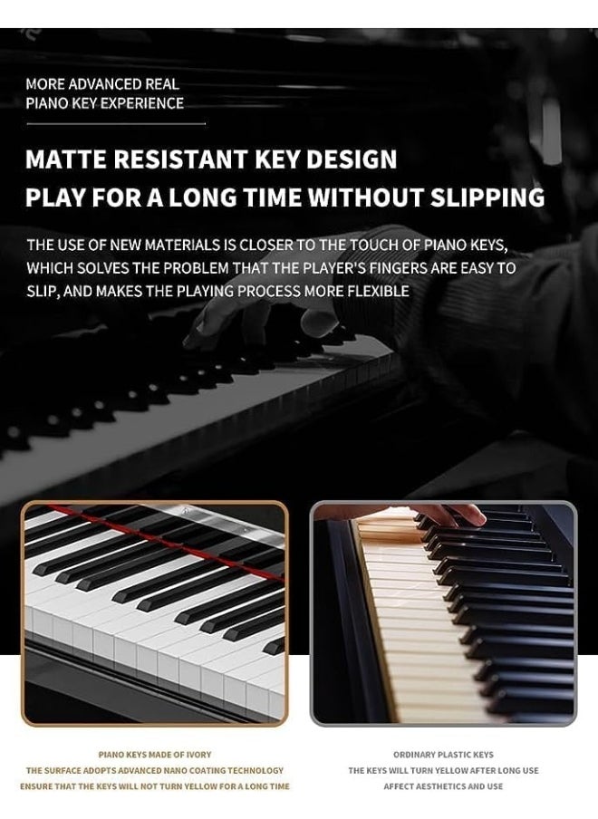 Megarya MegArya 88 Keys Graded Hammer Action Beginner Piano M803 With Bench 1 Year Warranty (Polished Black)  - Image 5