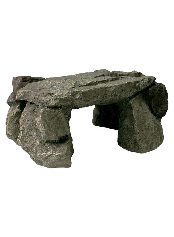 Zilla Pet Reptile Terrarium Shale Rock Den Decor Grey Medium - Image 1