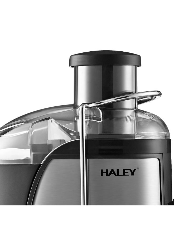 Haley عصارة هالي عالية السرعة - عصارة كهربائية قوية بقدرة 1000 واط، سعة 1.2 لتر، عصارة من الفولاذ المقاوم للصدأ توضع على سطح الطاولة مع تحكم مزدوج في السرعة وقفل أمان - Image 3