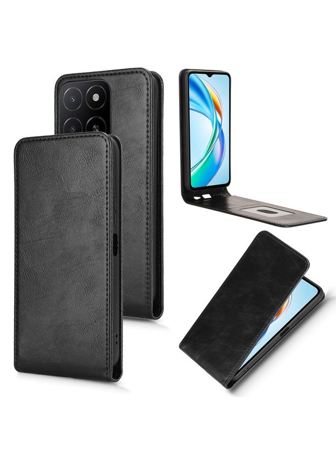 اس-توب جراب هاتف Honor X5b 4G مغناطيسي عمودي من الجلد - Image 1