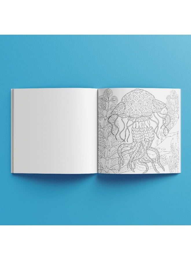 Hinkler Art Maker Creative Colouring Sea of Colour | Creative Colouring | 24 Pages Activity Kit |Art & Craft - Image 2