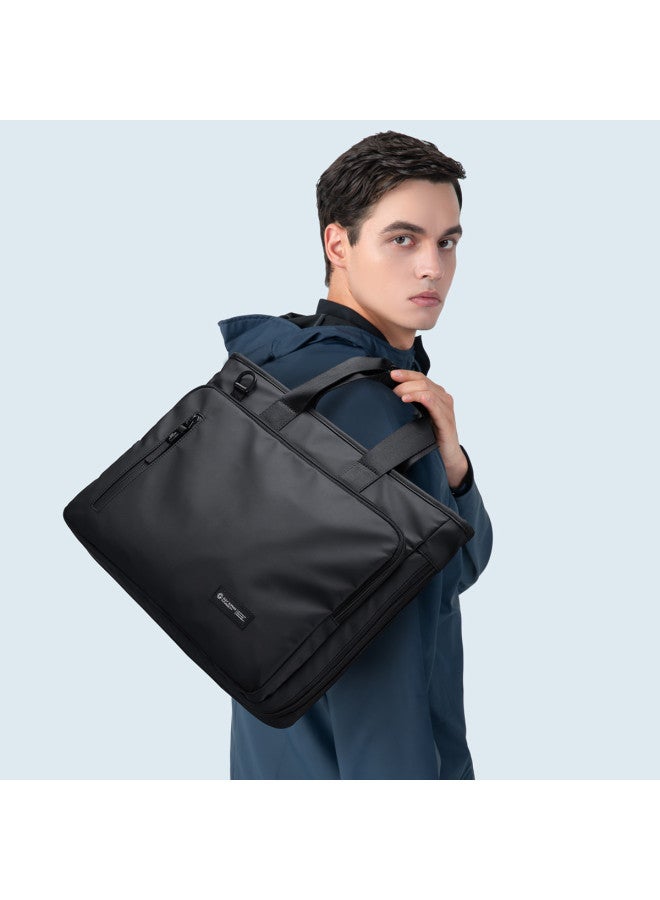 جولف حقيبة يد رجالية أنيقة ومصممة بشكل بسيط، حقيبة كتف للرجال مناسبة للسفر وأعمال Business، سعة كبيرة تتناسب مع أجهزة اللابتوب مقاس 15 بوصة - Image 2