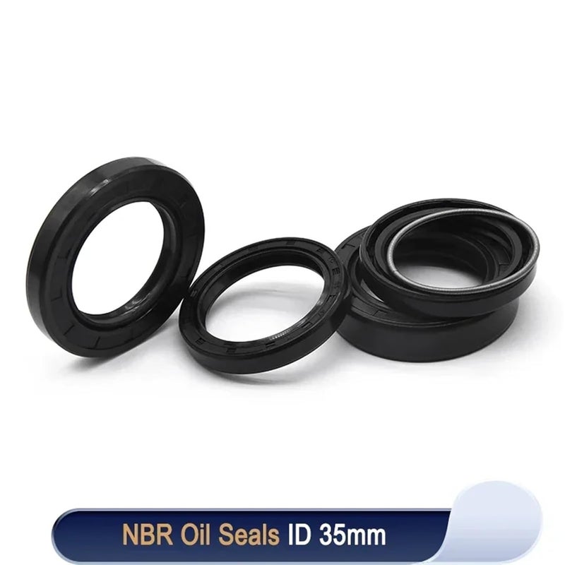 NBR Oil Seal ID 35mm TC-35 * 42/45/48/50/52/55/60/65/68/70/80/86 * 5/6/7/8/10/12mm Nitrile Rubber Shaft Double Lip Oil Seals Gasket(1pcs,35x47x7mm) - Image 4