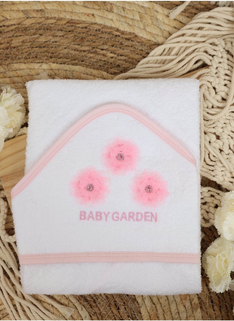 FUN MOMENT Towel with a headdress for children 80×80cm  - Image 1