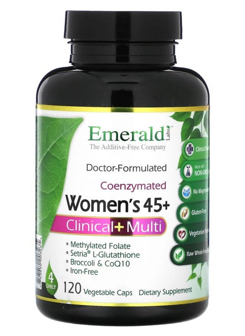 Women's 45+ Clinical + Multi 120 Vegetable Caps