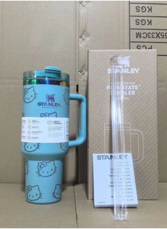 Quencher H2.0 Stainless Steel Vacuum Insulated Tumbler with Lid and Straw for Water, Iced Tea or Coffee, Smoothie and More,  40oz/1.18L