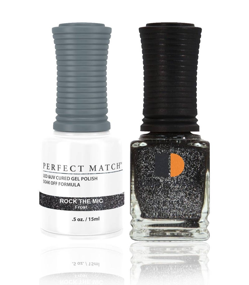Lechat Perfect Match Gel Nail Polish 15ml Soak Off Long Lasting High Shine UV LED Gel Non Toxic Easy Application Wide Color Range for Manicure and Pedicure Rock the Mic PMS158
