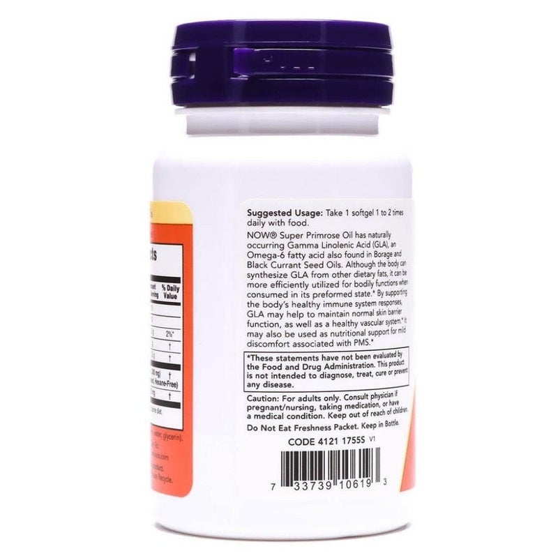 Now Super 1300mg Evening Primrose Oil Softgel For Women's Health, Pack of 60's - Image 3