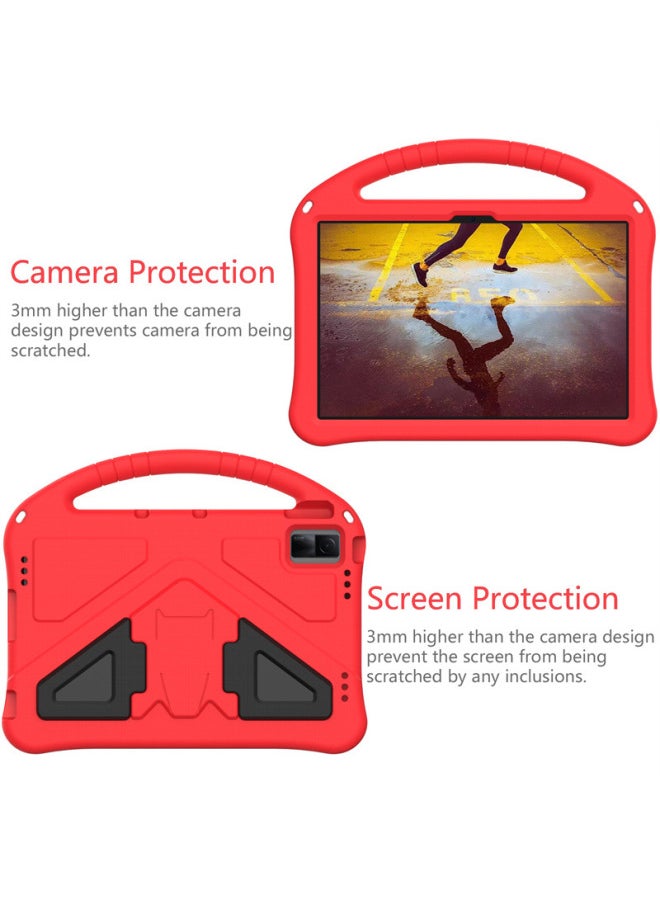 Generic - Applicable To For Huawei Honor X8 Lenovo P11 Foam Portable EVA Tablet Case For Xiaomi Pad6 Children Drop-resistant Protective Case-Color:Rose Red-Applicable Model:Samsung Tab S8Ultra/S9 Ultra X900/X910/X916 - Image 1