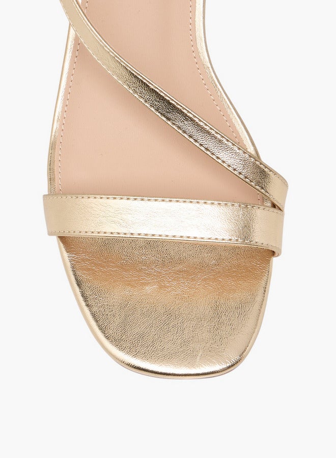 Flora Bella By Shoexpress Women Solid Slingback Sandals with Block Heels  - Image 5
