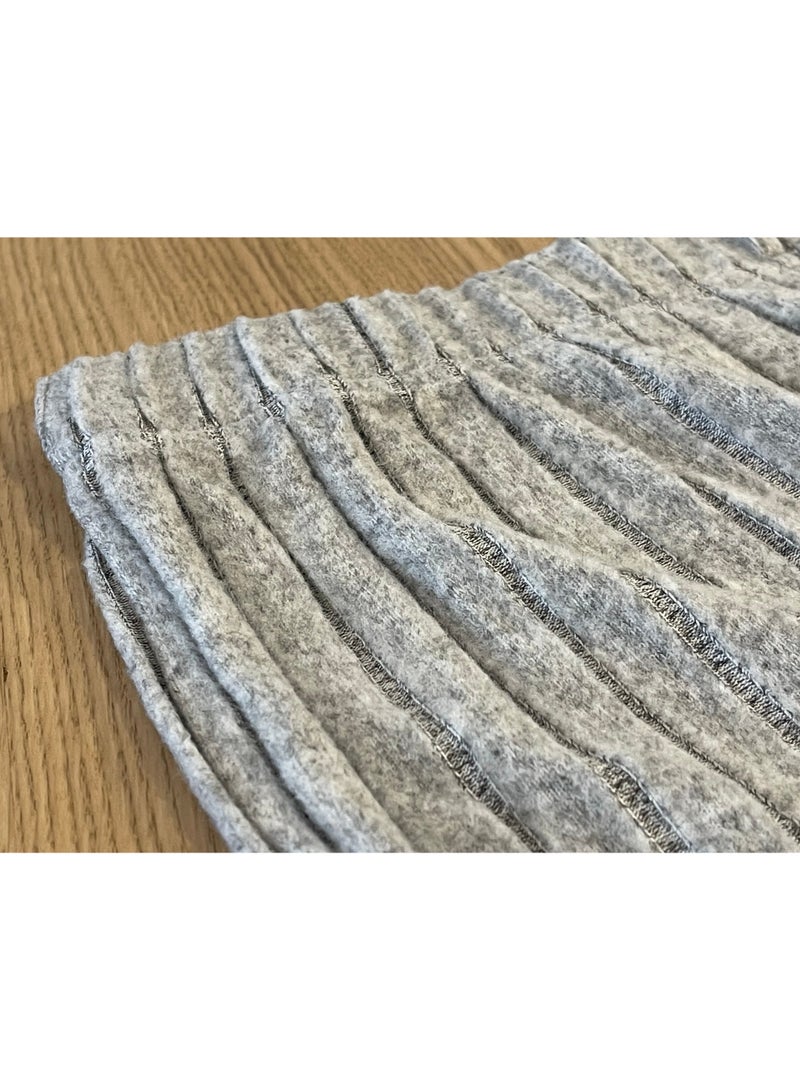 SOLOBUY Women's pajama set, Soft and Comfy, Color Gray, Long Sleeve, Pants - Image 4