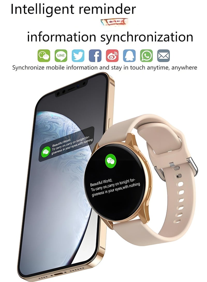 Round Screen T2 PRO Business smartwatch, waterproof fitness watch, Bluetooth calling, compatible with Android and iOS systems,  heart rate monitoring,Black. - Image 4