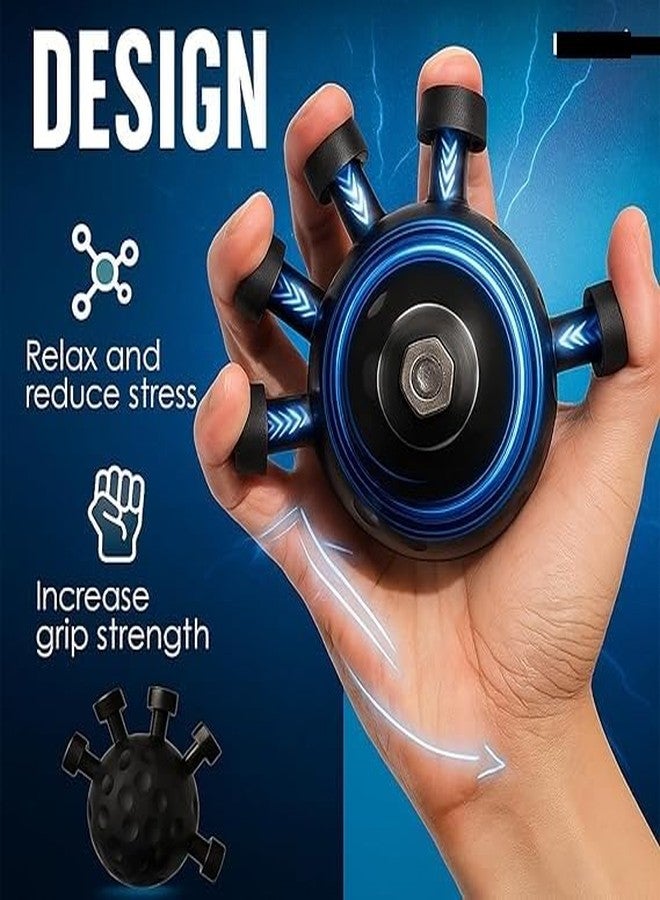 HOMEMIND Hand Grip Strengthener,Ultimate Finger Exerciser Strength Trainer Exercise Ball Hand Strengthener Hand Balls Workout Equipment for Men & Women - Image 5
