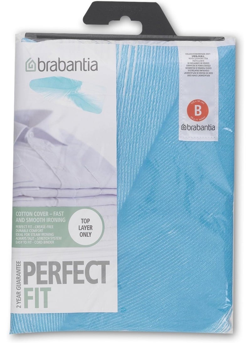 برابانتيا لوح الكي طبقة علوية مقاس B 124 × 38 سم ألوان وتصميمات متنوعة - Image 1