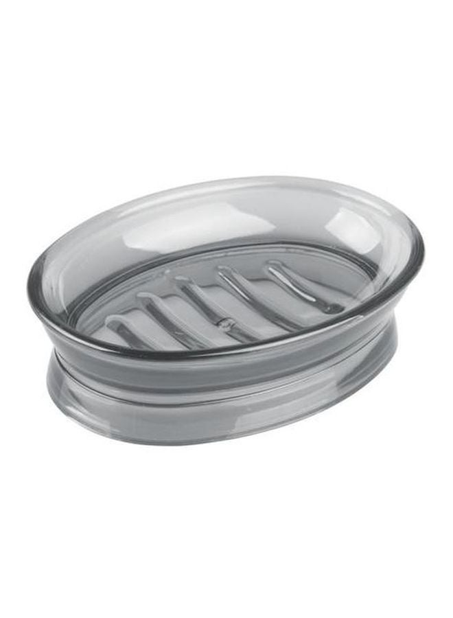 InterDesign Franklin Soap Dish Clear 15.8x4.867x13.6cm - Image 2