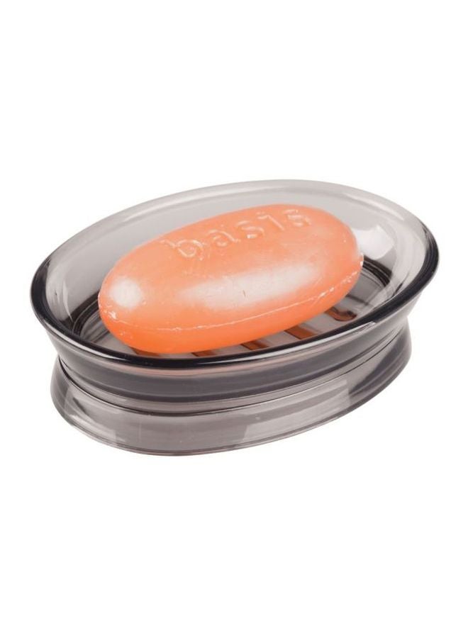 InterDesign Franklin Soap Dish Clear 15.8x4.867x13.6cm - Image 3