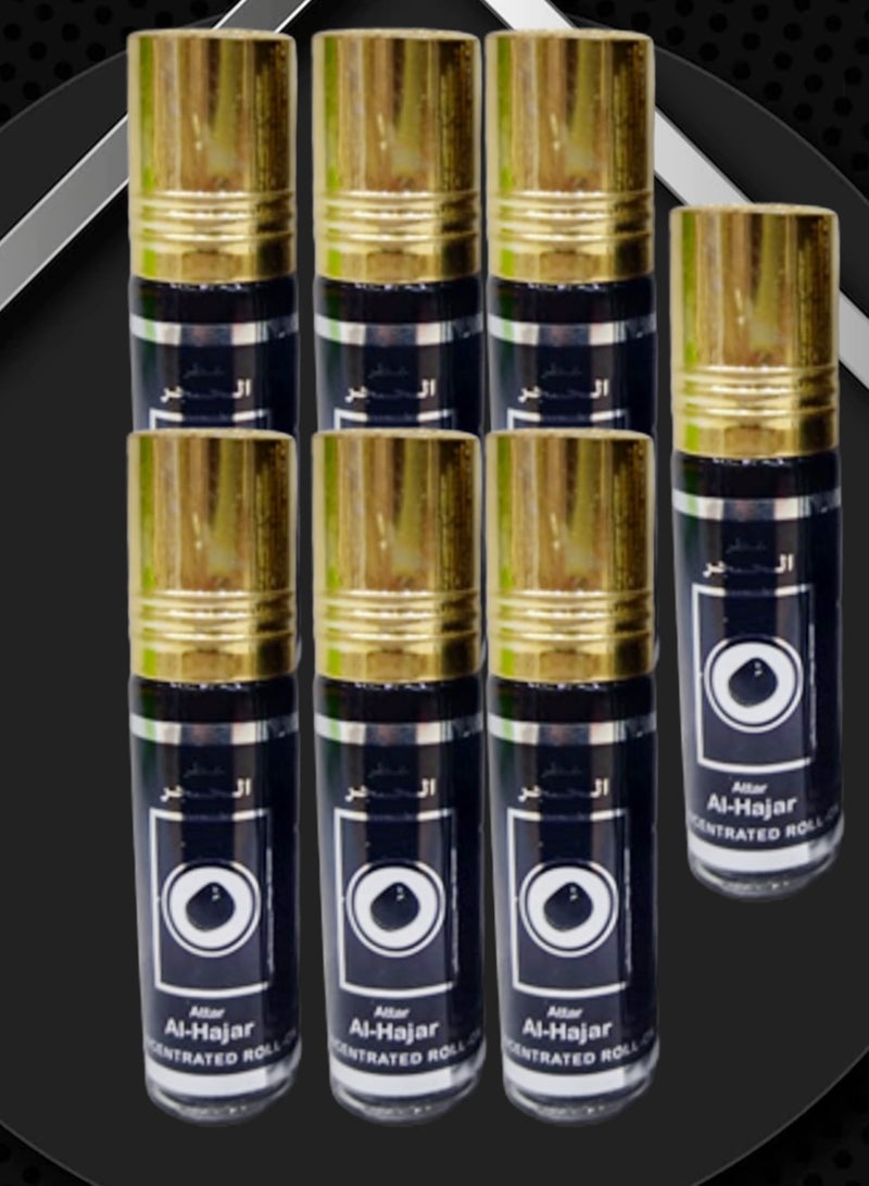 احلا 7 قطع عطر أهلا الحجر رول مركز 6 مل - Image 1