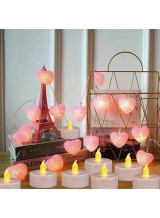 12Pack Flameless Led Tea Lights Candles, Realistic And Bright Flickering Long Lasting Battery-Powered, Ideal Party, Wedding, Birthday, Gifts Home Decoration Warm Yellow - view 5