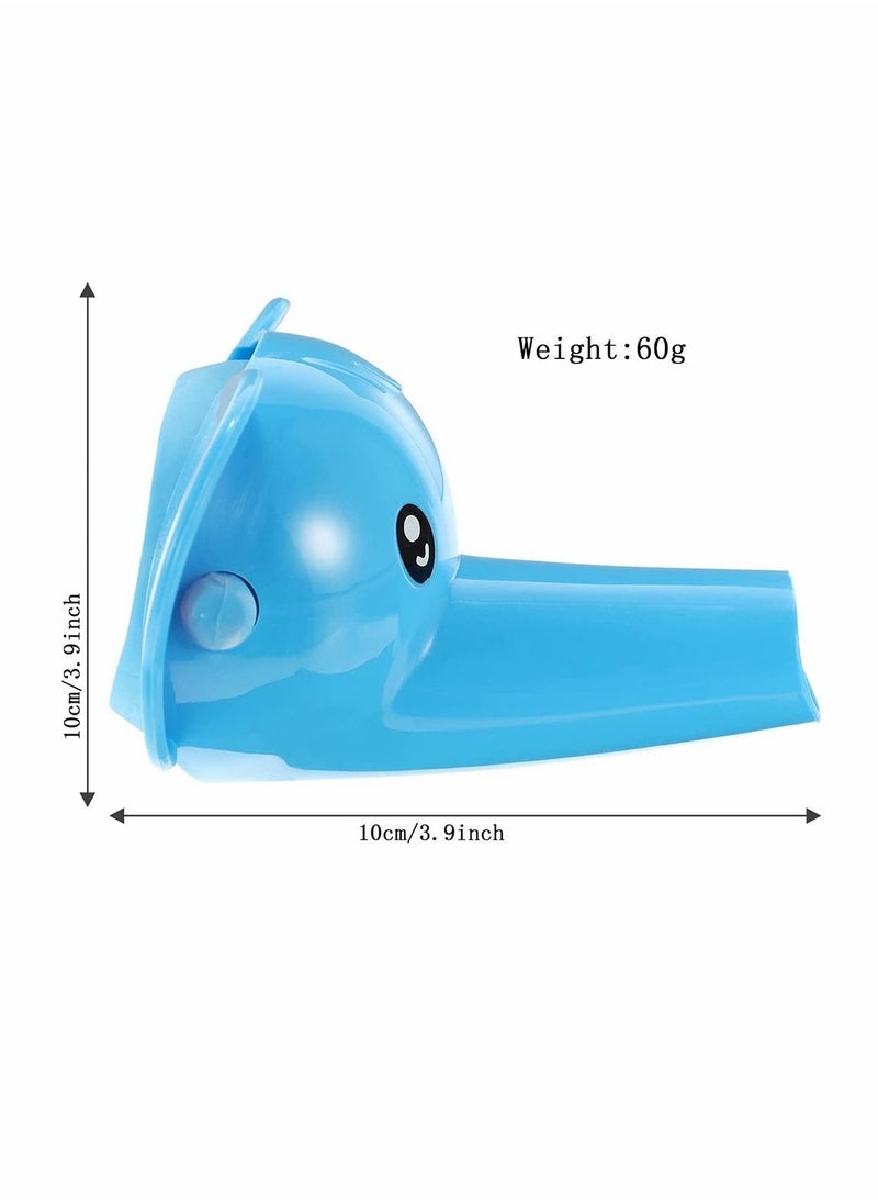 Y&D Elephant and Duck Shape Faucet Extender, 2 Pcs Water Spout Extender Cute Bathroom Sink Handle Baby Cover for Babies Toddlers Kids  - Image 4