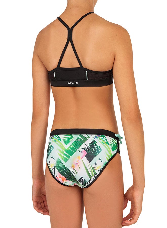 DECATHLON Girl’s surf swimsuit crop top baha 900 - Image 2