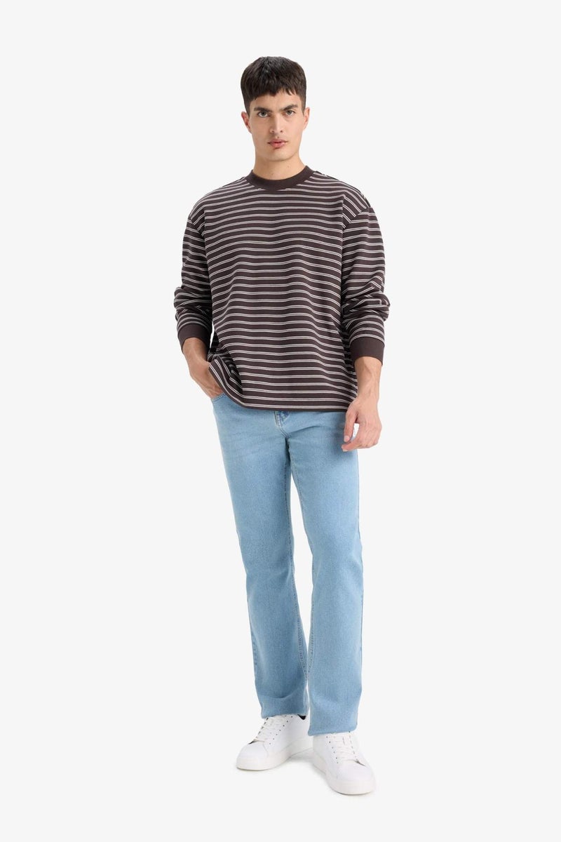 DeFacto Relax Fit Long Sleeve Sweatshirt - Image 4