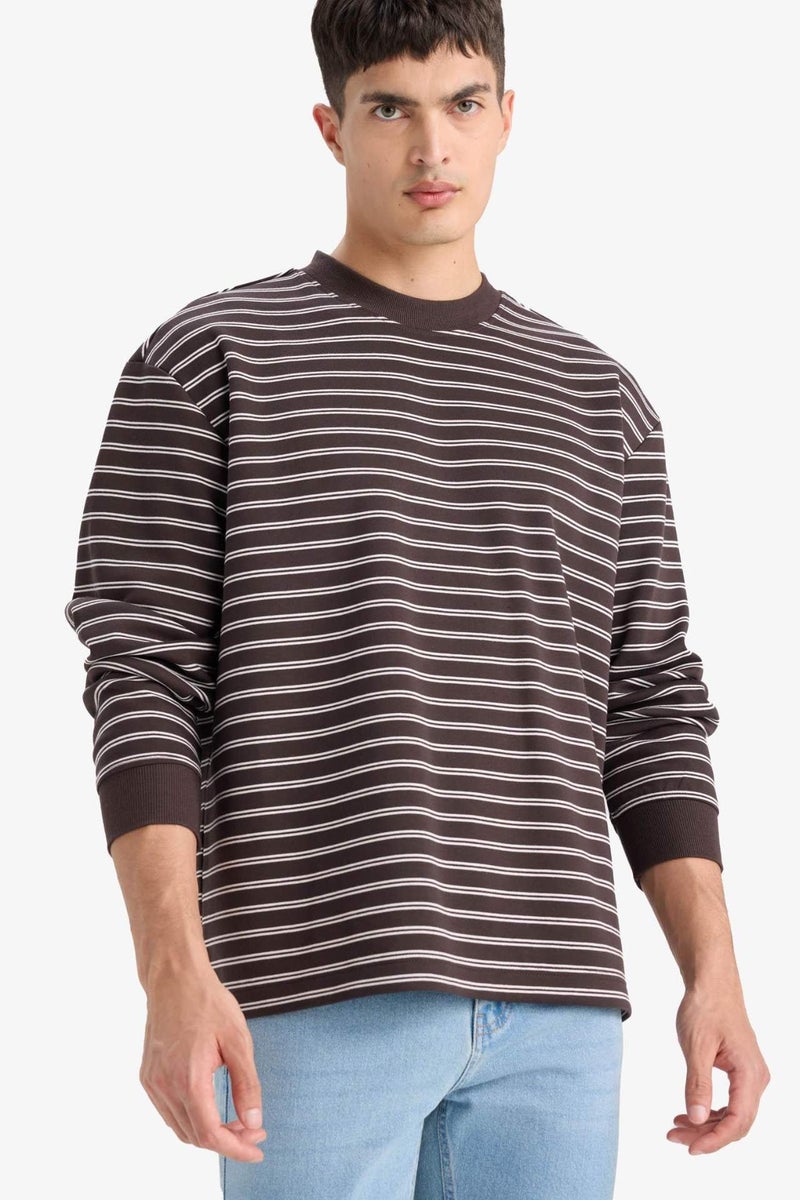 DeFacto Relax Fit Long Sleeve Sweatshirt - Image 1