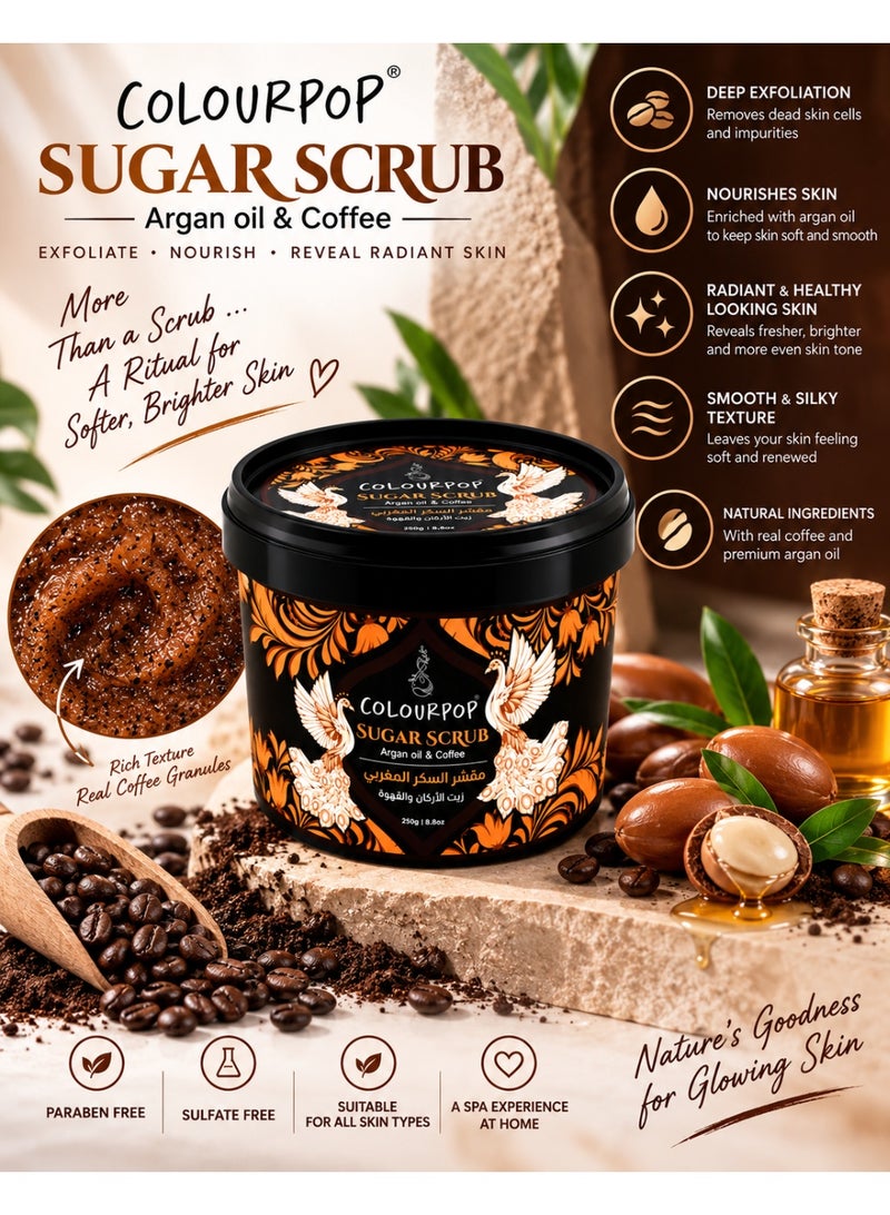ColourPop Sugar Scrub Argan Oil & Coffee  250g - Image 3