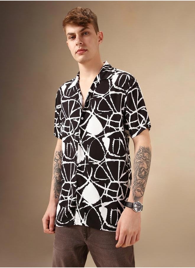 Dennis Lingo Multi Colour Relaxed Fit Rayon Shirt – Modern and Comfortable  - Image 1