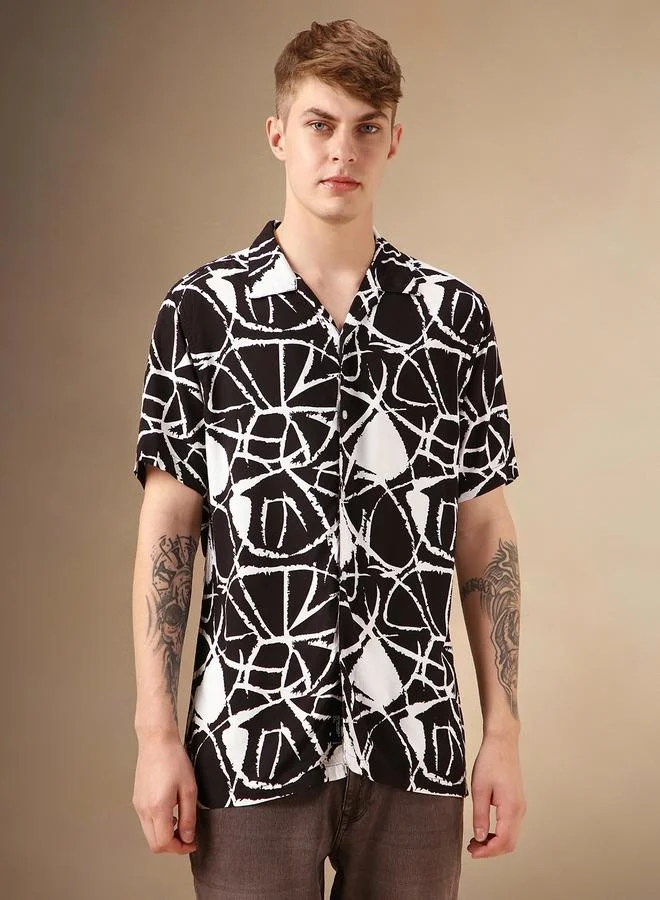 Dennis Lingo Multi Colour Relaxed Fit Rayon Shirt – Modern and Comfortable