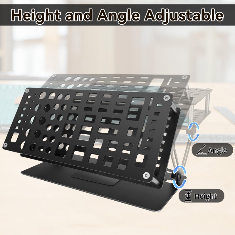 FPVERA Screwdriver Organizer Holder Angle and Height Adjustable Screwdriver Storage Rack for Desktop rc Repair Tool(Need Install) - Image 3