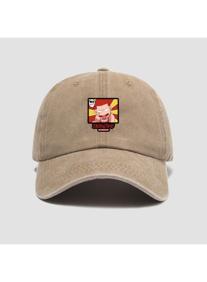 KUYING New Slam Dunk Baseball Hat Soft Top Duck Tongue Hat Sunshade Hat 